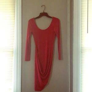 Evening red dress